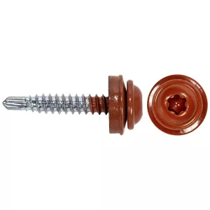 Farmarskruv 4,2X25 A2 100St Röd/Ral8004