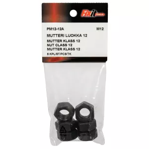 Mutter M12 Hållfasthet 12 6St Din934