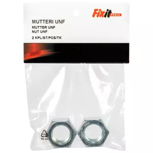 Mutter Unf 3/4" Förzinkad 2St