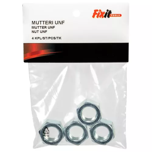 Mutter Unf 5/8" Förzinkad 4St