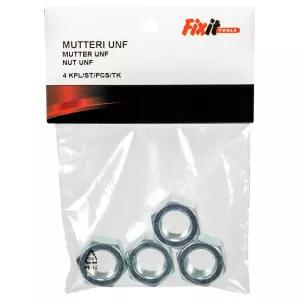 Mutter Unf 5/8" Förzinkad 4St