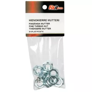 Mutter M10X1,25 8St Fingänga Din934