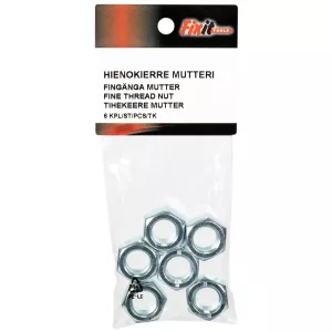 Nut M12X1,5 6Pc Fine Thread Din934