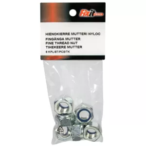 Mutter M12X1,5 6St Fingänga Nyloc Din985