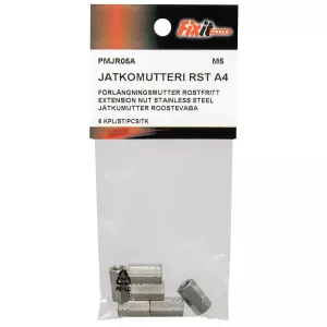 Förlängningsmutter  M5 A4 6St Din6334