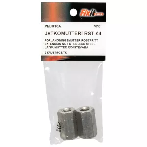 Förlängningsmutter M10 A4 2St Din6334