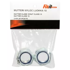 Mutter M24 10 Din985  Nyloc 2St