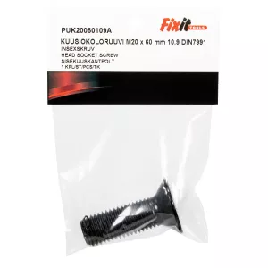 Insexskruv M20X60 10.9 1St Försänkt Din7991