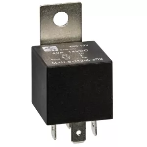 Relä 4-Pol 12V 40A Med Diod