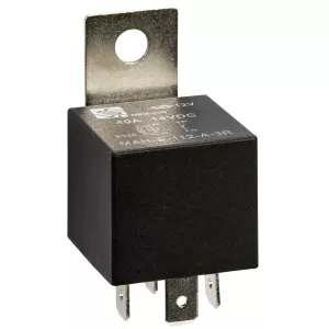 Relä 4-Pol 12V 40A Med Motstånd