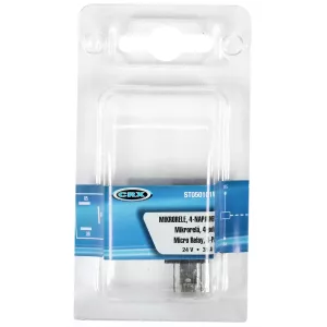 Mikrorelä 4-Pol 24V 20A