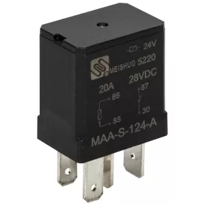 Mikrorelä 4-Pol 24V 20A