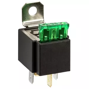 Relä 4-Pol 24V 30A Med Säkring