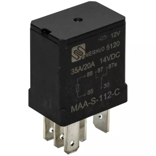 Mikrorelä 5-Pol 12V 35/20A
