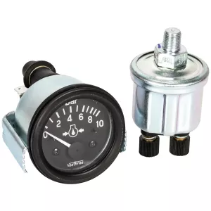 Oljetrycksmätare Med Givare 24V