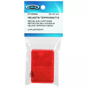 Reflex Självhäftande Röd 39X57 2 St