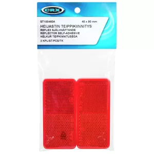 Reflex Självhäftande Röd  40X90 2 St
