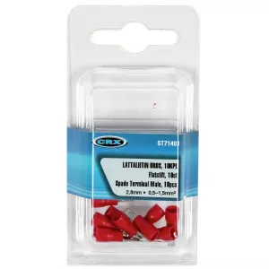 Flatstifthylsa Hane 2,8 Röd 10St