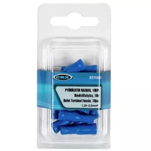 Rundstiftshylsa Hona Blå 10 St