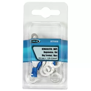 Ringkabelsko 6Mm Blå 10 St