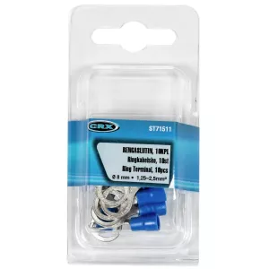 Ringkabelsko 8Mm Blå 10 St