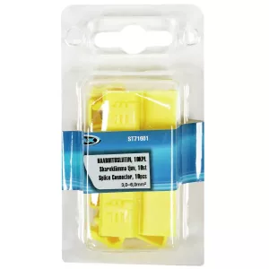 Skarvklämma Tjuv Gul 10 St