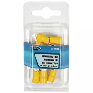 Ringkabelsko 6Mm Gul 10 St