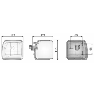 Arbetslampa Mask Jd Vänster