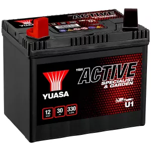 Batteri Yuasa Åkgräsklippare 30Ah +- 194X126X183