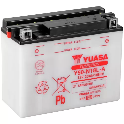Batteri Yuasa Mc 21,1Ah -+ 205X90X162