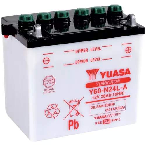 Batteri Yuasa Mc 29,5Ah -+ 184X124X175
