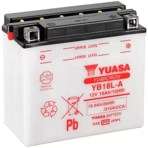 Batteri Yuasa Mc 18,9Ah -+ 180X90X162