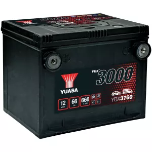 Batteri Yuasa 66Ah +- 230X179X185 Sidopoler