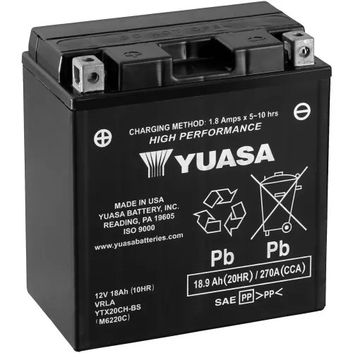 Batteri Yuasa Mc 18,9Ah Agm +- 150X87X161