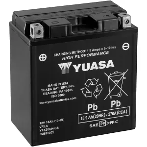 Batteri Yuasa Mc 18,9Ah Agm +- 150X87X161