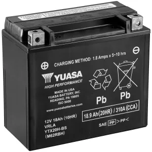 Batteri Yuasa Mc 18,9Ah Agm +- 175X87X155