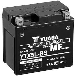 Batteri Yuasa Mc 4,2Ah Agm -+ 115X72X107