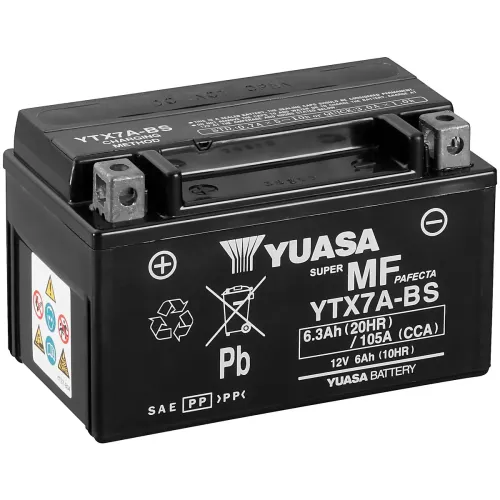 Batteri Yuasa Mc 6Ah Agm +- 150X87X93