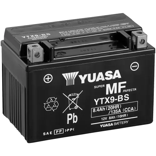 Batteri Yuasa Mc 8,4Ah Agm  +- 152X87X107