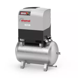 Windy 7,5-10-270 ES Z 10 hk 10 bar 270 l tank 1050 l/min med kyltork, galvaniserad tank