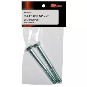 Bult Unc 1/2"X4" 2St Förzinkad
