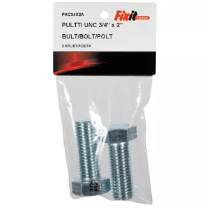 Bult Unc 3/4"X2" 2St Förzinkad