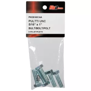 Bult Unc 5/16X1 5St Förzinkad