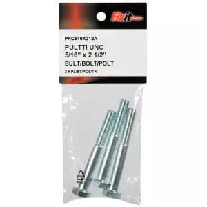 Bult Unc 5/16"X2 1/2" 3St Förzinkad