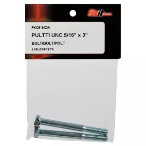 Bult Unc 5/16"X3" 2St Förzinkad