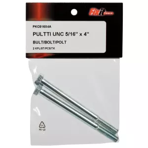 Bult Unc 5/16"X4" 2St Förzinkad