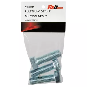 Bult Unc 5/8"X2" 3St Förzinkad