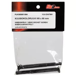 Insexskruv M8X90 2St Försänkt 10.9 Din7991