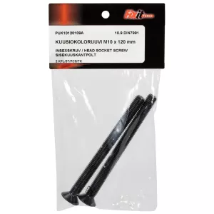 Insexskruv M10X120 2St Försänkt 10.9 Din7991