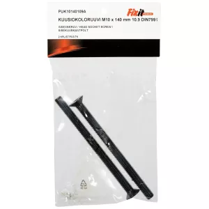 Insexskruv M10X140 2St Försänkt 10.9 Din7991